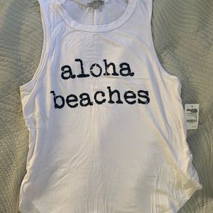 Aloha Beaches tank top. Sz Sm. NWT.